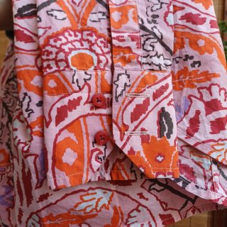 Camicia ETRO a stampa rosa e arancione
