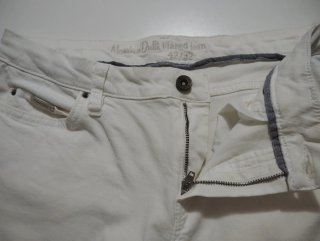 Vaqueros Massimo Dutti Blancos Talla 42