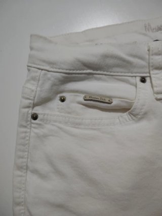 Vaqueros Massimo Dutti Blancos Talla 42