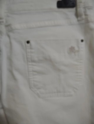Vaqueros Massimo Dutti Blancos Talla 42