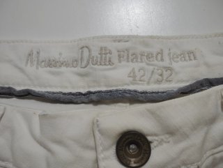 Vaqueros Massimo Dutti Blancos Talla 42