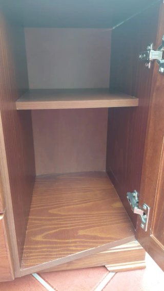 Mueble TV madera marrón