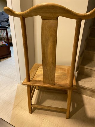 Silla de madera estilo vintage