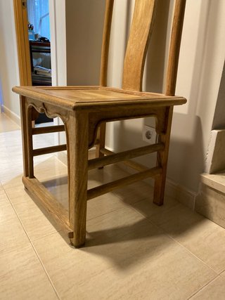 Silla de madera estilo vintage