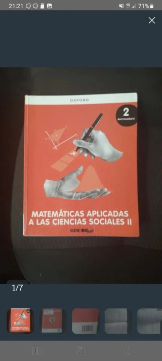 Libro bachillerato Matemáticas 2 bachillerato