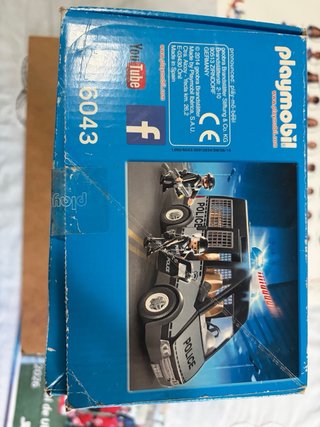 Juguete; Playmobil Furgón Policía 6043