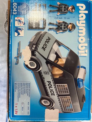 Juguete; Playmobil Furgón Policía 6043