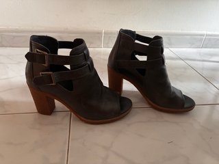 Botines Timberland Tacón Azul Mujer