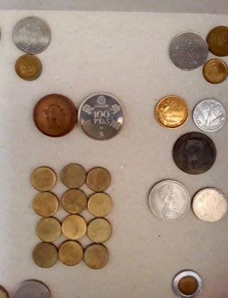 Lote 55 Monedas Españolas y Extranjeras