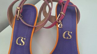 Sandalias colores transparente