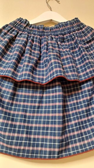Falda niña cuadros Talla 14