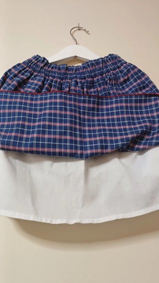 Falda niña cuadros Talla 14