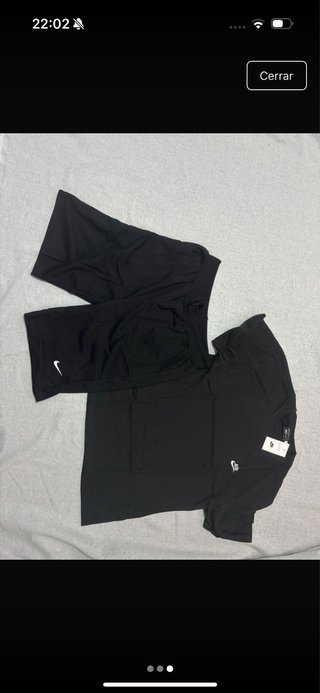 Conjunto negro unisex