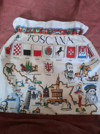 Souvenir Italia: Borsa Toscana + 2Strofinaci