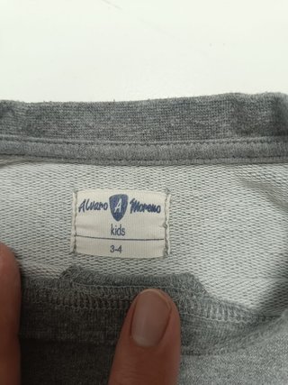 Sudadera Gris Alvaro Moreno Kids 3-4 Años