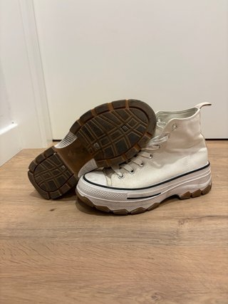 Zapatillas Converse plataforma blancas