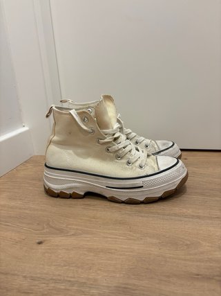Zapatillas Converse plataforma blancas