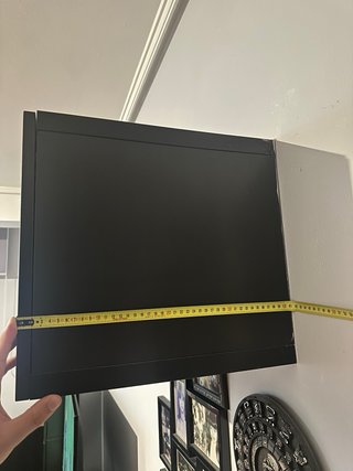 Mueble de salón modular negro y marrón