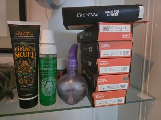 VENDO KIT COMPLETO PARA TATUAJE. Máquina, impreso