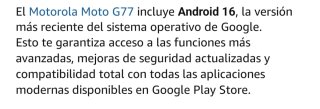 Motorola Moto G77 5G 128GB Azul/Negro