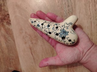 Ocarina Paparolo Fa5 Pintada Mano