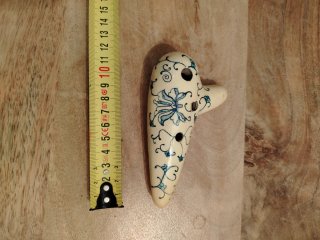 Ocarina Paparolo Fa5 Pintada Mano