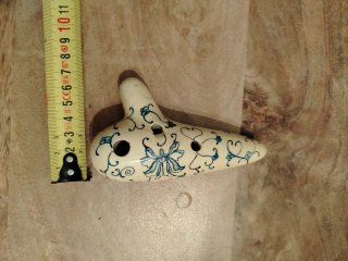 Ocarina Paparolo Fa5 Pintada Mano