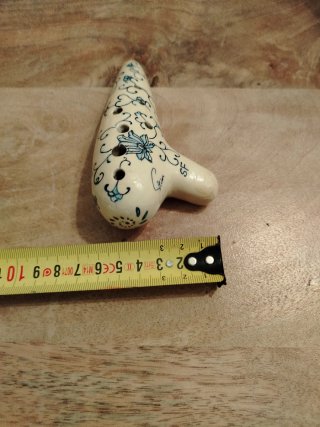 Ocarina Paparolo Fa5 Pintada Mano