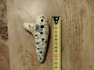 Ocarina Paparolo Fa5 Pintada Mano