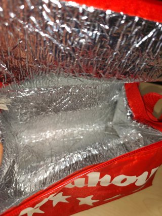 Bolsa nevera Mahou roja