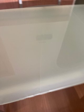 Mesa cristal y 4 sillas cocina