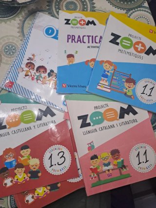Libros de 1r curso escuela Catalunya