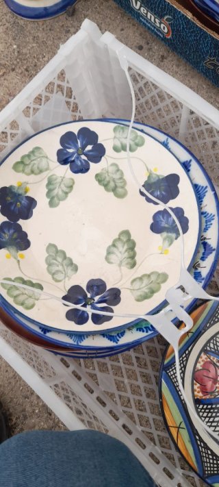 Platos decorativos florales