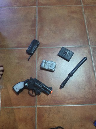 Disfraz Policía Infantil Azul talla 4-6 años