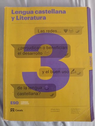 Libros de 3º ESO(Catalán, Caste,Bio Inglés,Mat)