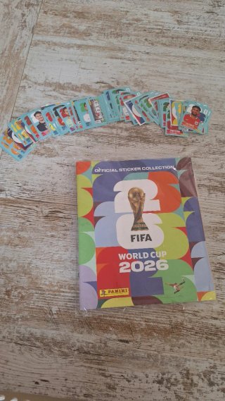 Lote 100 Cromos Panini Mundial 2026