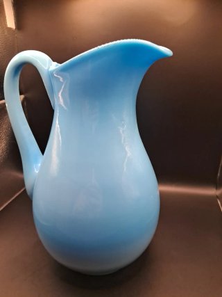 Jarra Opalina Azul Santa Lucía