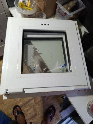 2 Ventanas Aluminio 50x50 Seminuevas