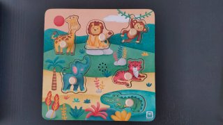 Puzzle de animales de la selva