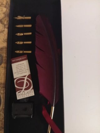 Penna d'oca DALLAITI Toscana con calamaio