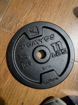 Disco de pesas Domyos 5kg / 11lbs