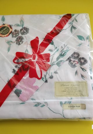 Juego de sábanas de algodón floral 5 piezas