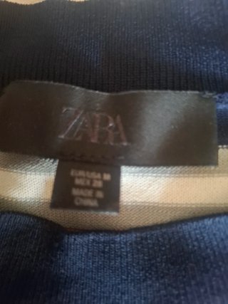Jersey fino Zara rayas manga corta