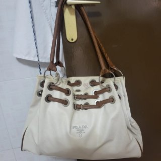Borsa vintage bianca Prada