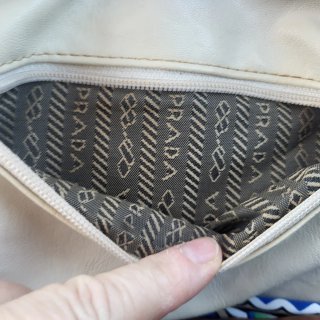Borsa vintage bianca Prada