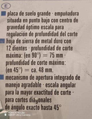 Sierra Circular Parkside 1400W
