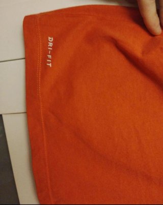 Camiseta Nike Pro rojo anaranjado talla s