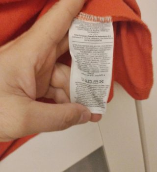 Camiseta Nike Pro rojo anaranjado talla s