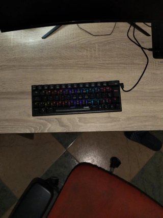 Teclado Geinmin Gaming RGB Negro