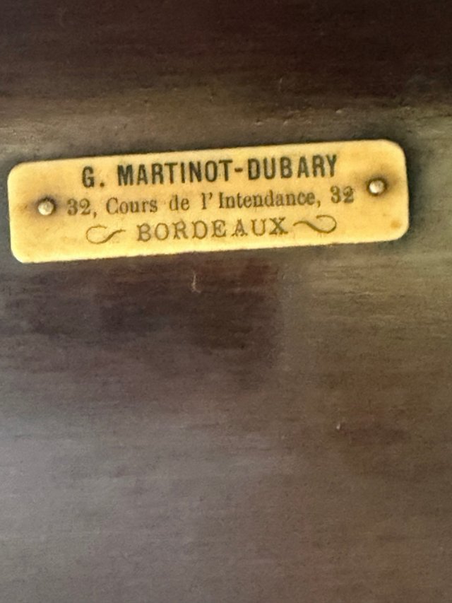 Mesa Auxiliar Francesa Antigua Martinot-Dubary